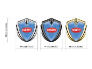 Bugatti Emblem Metall Abzeichen Luxus Stil Legierung Metall